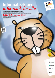Plakat des Informatikwettbewerbs Informatik-Biber 2023