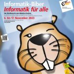 Plakat des Informatikwettbewerbs Informatik-Biber 2023 – Kachelansicht